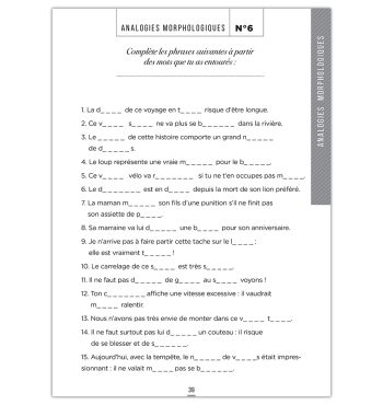 Analogies orthographiques
