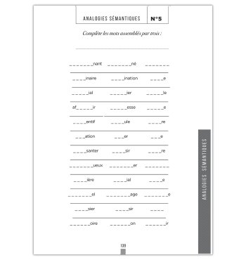 Analogies orthographiques