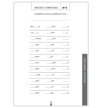 Analogies orthographiques