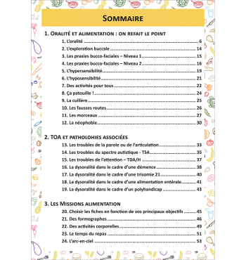 Troubles de l'oralité - Fiches pratiques