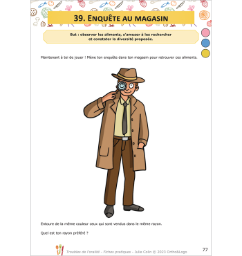 Troubles de l'oralité - Fiches pratiques