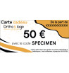 Carte cadeau 50€ - Ortho & logo
