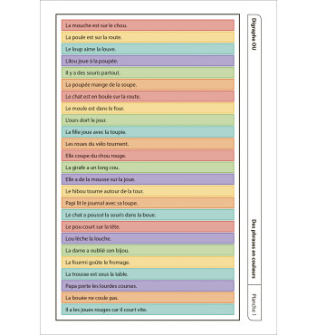 Chronolec - Tome 3 : Syllabes simples et digraphes - Les phrases