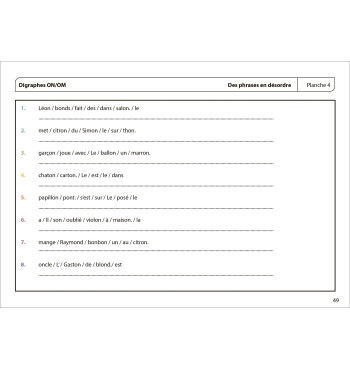Chronolec - Tome 3 : Syllabes simples et digraphes - Les phrases