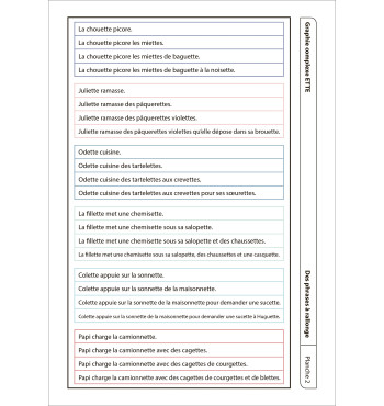 Chronolec - Tome 4 : Trigraphes, graphies complexes et contextuelles, mots irréguliers - Les phrases