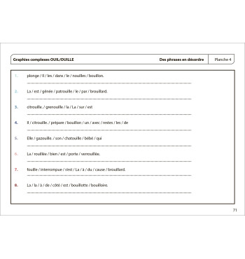 Chronolec - Tome 4 : Trigraphes, graphies complexes et contextuelles, mots irréguliers - Les phrases