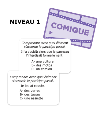 Les participes passés à l'affiche