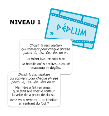 Les participes passés à l'affiche