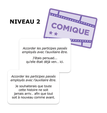 Les participes passés à l'affiche